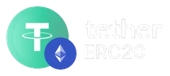 Logo USDT ERC20, metoda płatności akceptowana w Golisimo